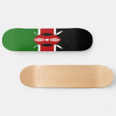 Kenya Flag Skateboard (Horizontal)