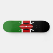 Kenya Flag Skateboard (Horizontal)