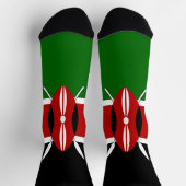 Kenya Flag Socken (Oben)