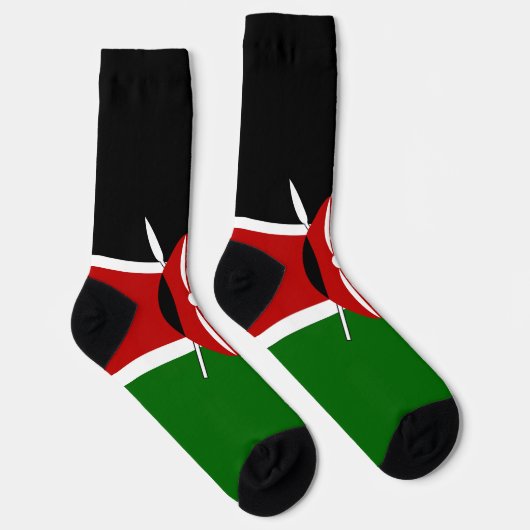 Kenya Flag Socken (Rechts)