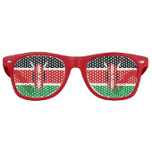 Kenya Flag Sonnenbrille (Vorderseite)
