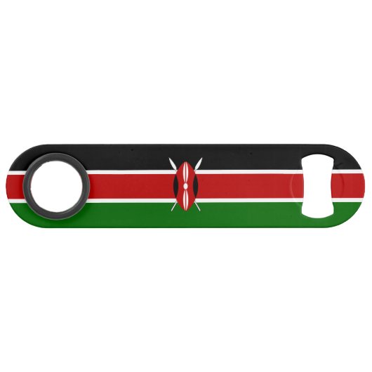 Kenya Flag Speed Flaschenöffner (Vorderseite (Horizontal))