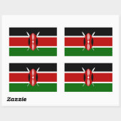 Kenya Flag Sticker (Blatt)