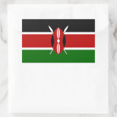 Kenya Flag Sticker (Tasche)