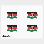 Kenya Flag Sticker (Blatt)