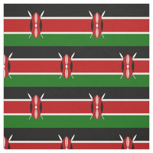 Kenya Flag Stoff (Muster)