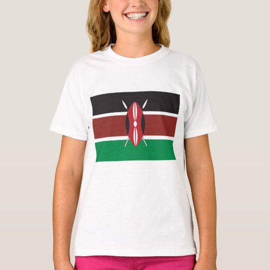 Kenya Flag T-Shirt (Vorderseite)
