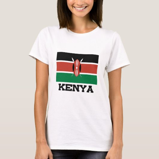 Kenya Flag T-Shirt (Vorderseite)