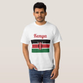 Kenya Flag T - Shirt (Vorne ganz)