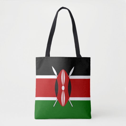 Kenya Flag Tasche (Vorderseite)