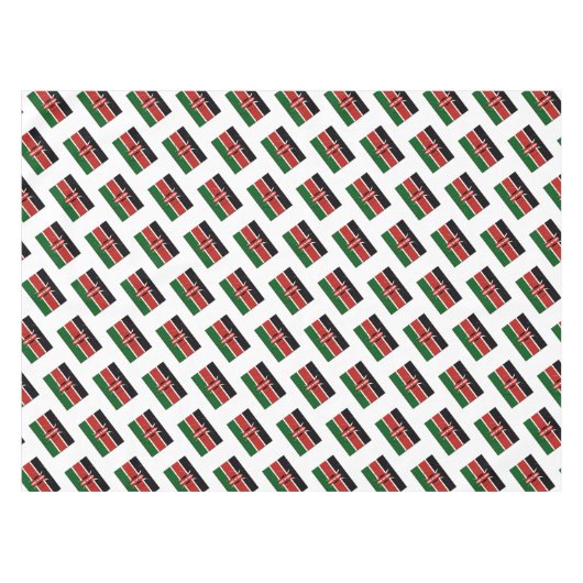 Kenya Flag Tischdecke (Vorderseite (Horizontal))
