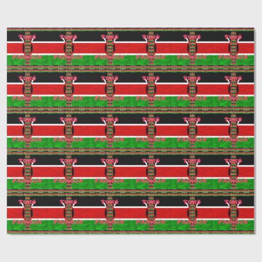 Kenya Flag Tuko Pamoja Geschenkpapier (Flach)