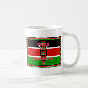 Kenya Flag Tuko Pamoja Kaffeetasse