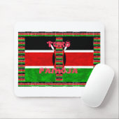 Kenya Flag Tuko Pamoja Mousepad (Mit Mouse)