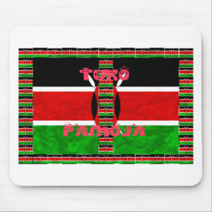 Kenya Flag Tuko Pamoja Mousepad