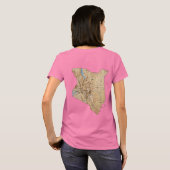 Kenya Flag und Map dk T - Shirt (Schwarz voll)