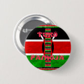 Kenya-Flagge: Tuko Pamoja - Design der Einheit Button (Vorne & Hinten)