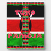 Kenya-Flagge: Tuko Pamoja - Design der Einheit Fotoplatte (Vorderseite)