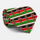 Kenya-Flagge: Tuko Pamoja - Design der Einheit Krawatte (Gerollt)