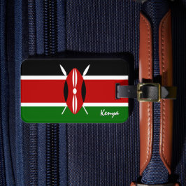 Kenya Gepäcksmarken, patriotische kenianische Flag Gepäckanhänger
