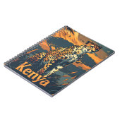 Kenya Gepard Vintage Notizblock (Linke Seite)
