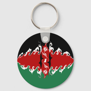 Kenya Gnarly Flag Schlüsselanhänger