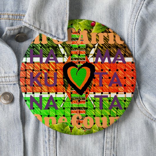 Kenya Hakuna Matata Button (Beispiel)