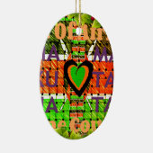 Kenya Hakuna Matata Keramik Ornament (Rechts)