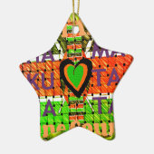 Kenya Hakuna Matata Keramik Ornament (Links)