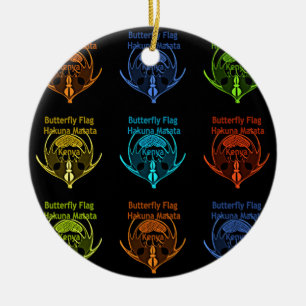 Kenya Hakuna Matata Keramikornament