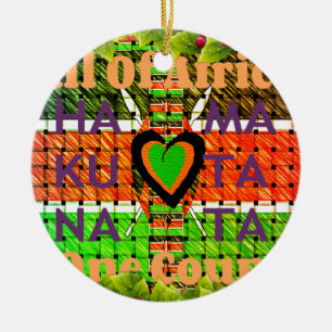 Kenya Hakuna Matata Keramikornament