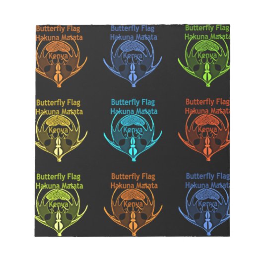 Kenya Hakuna Matata Notizblock (Vorderseite)