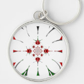 Kenya HAKUNA MATATA RED GREEN Patchdesign Schlüsselanhänger (Vorne)