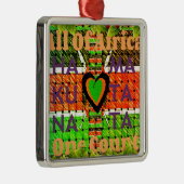 Kenya Hakuna Matata Silbernes Ornament (Rechts)