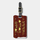 Kenya Hakuna Matata Tag Geschenke. Gepäckanhänger (Vorderseite vertikal)