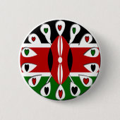 Kenya Hearts Button (Vorderseite)