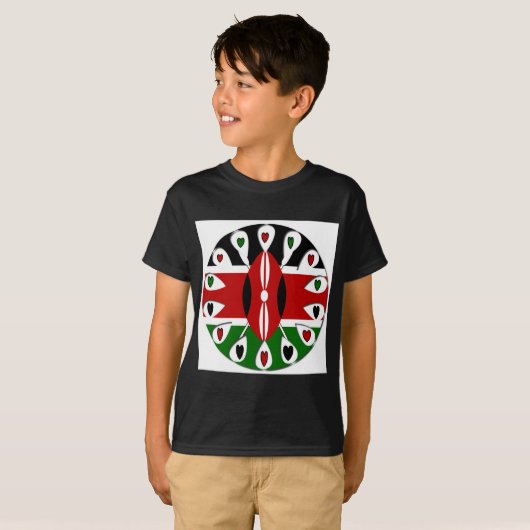 Kenya Hearts T-Shirt (Vorne ganz)