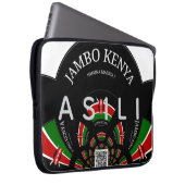 Kenya Heritage: Asili (Origin)  Customizable Laptopschutzhülle (Vorne Rechts)