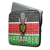 Kenya Heritage Harambee Pulling together | Heart W Laptopschutzhülle (Vorderseite Links)