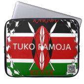 Kenya Heritage Tuko Pamoja Pulling together Tech Laptopschutzhülle (Vorderseite)