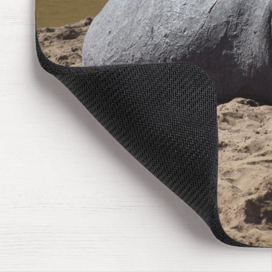 Kenya Hippo, Mara River Africa Mousepad (Ecke)