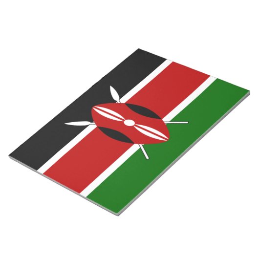 Kenya Kenyan Flags Notizblock (angewinkelt)