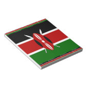 Kenya Kenyan Flags Notizblock (angewinkelt)