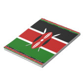 Kenya Kenyan Flags Notizblock (Rotiert)