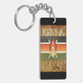Kenya Key Chain Souvenir Schlüsselanhänger (Vorderseite links)