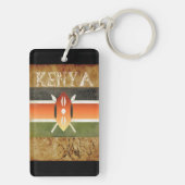 Kenya Key Chain Souvenir Schlüsselanhänger (Rückseite)