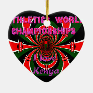 Kenya Leichtathletik-Weltmeisterschaften: Schwenke Keramik Ornament
