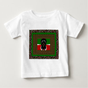 Kenya Lovely hört mit Jambo Kenya Text Art Des Baby T-shirt