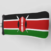 Kenya Maasai Flagge Bendera ya Kenya Golf Headcover (Vorderseite)