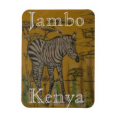 Kenya Maasai Mara Jambo Kenya Magnet (Vertikal)